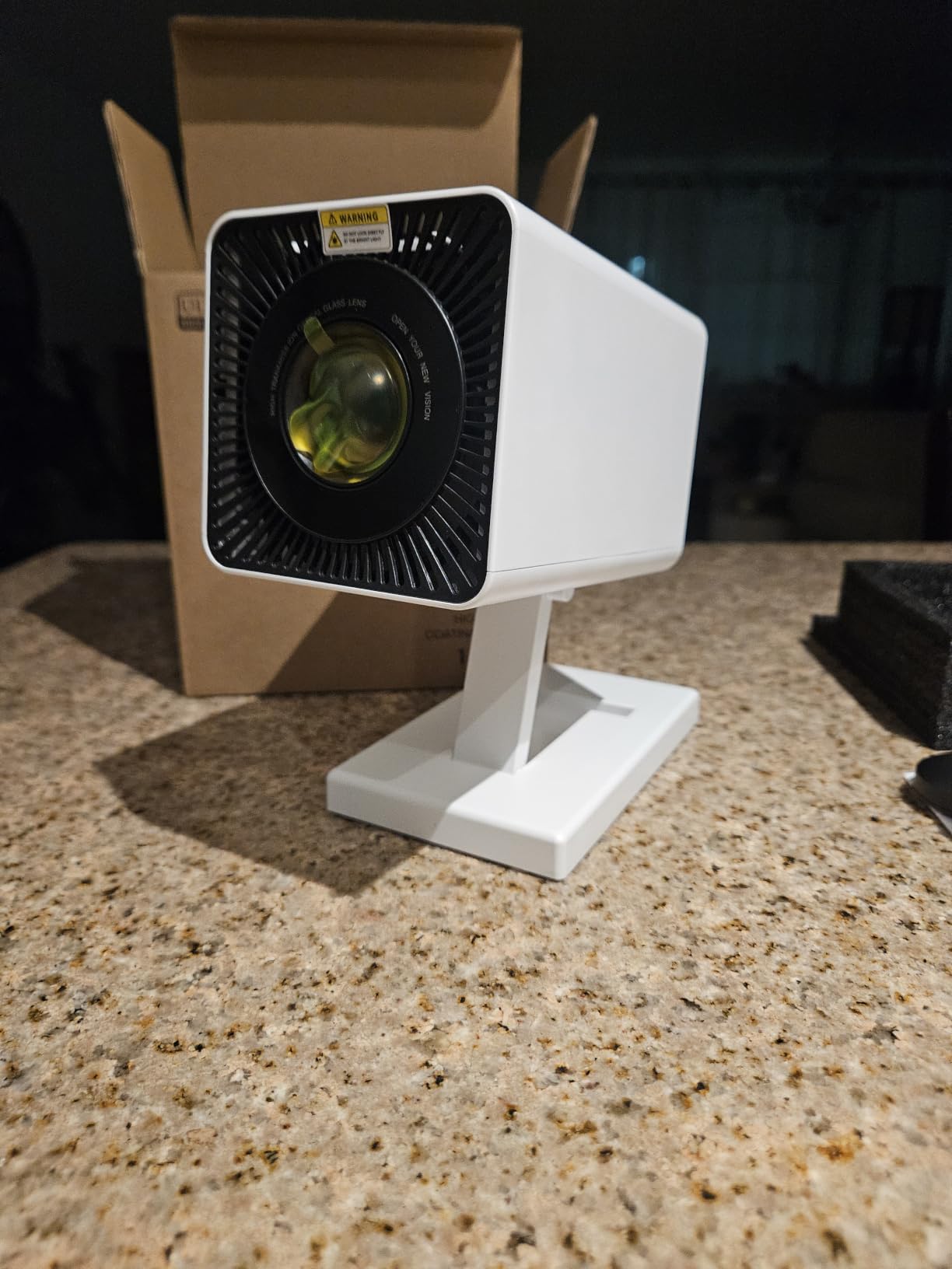 【Built-in APPS】Mini Projector With Wifi And Bluetooth, 1080P 4K Support Portable Projector, Movie Projector for Bedroom, Compatible with Smartphones/TV Stick/iPad/PS5/Laptop/HDMI/USB customer photo 2