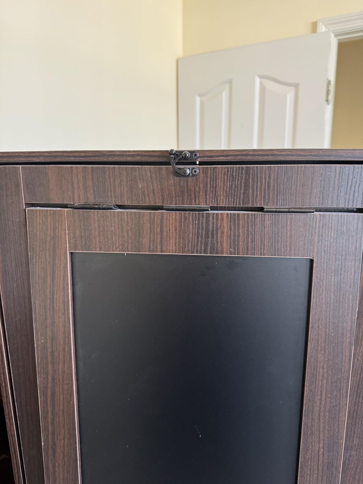 Armocity Small Folding Desk with Outlets, Fold-Out Murphy Desk Craft Table customer photo 1