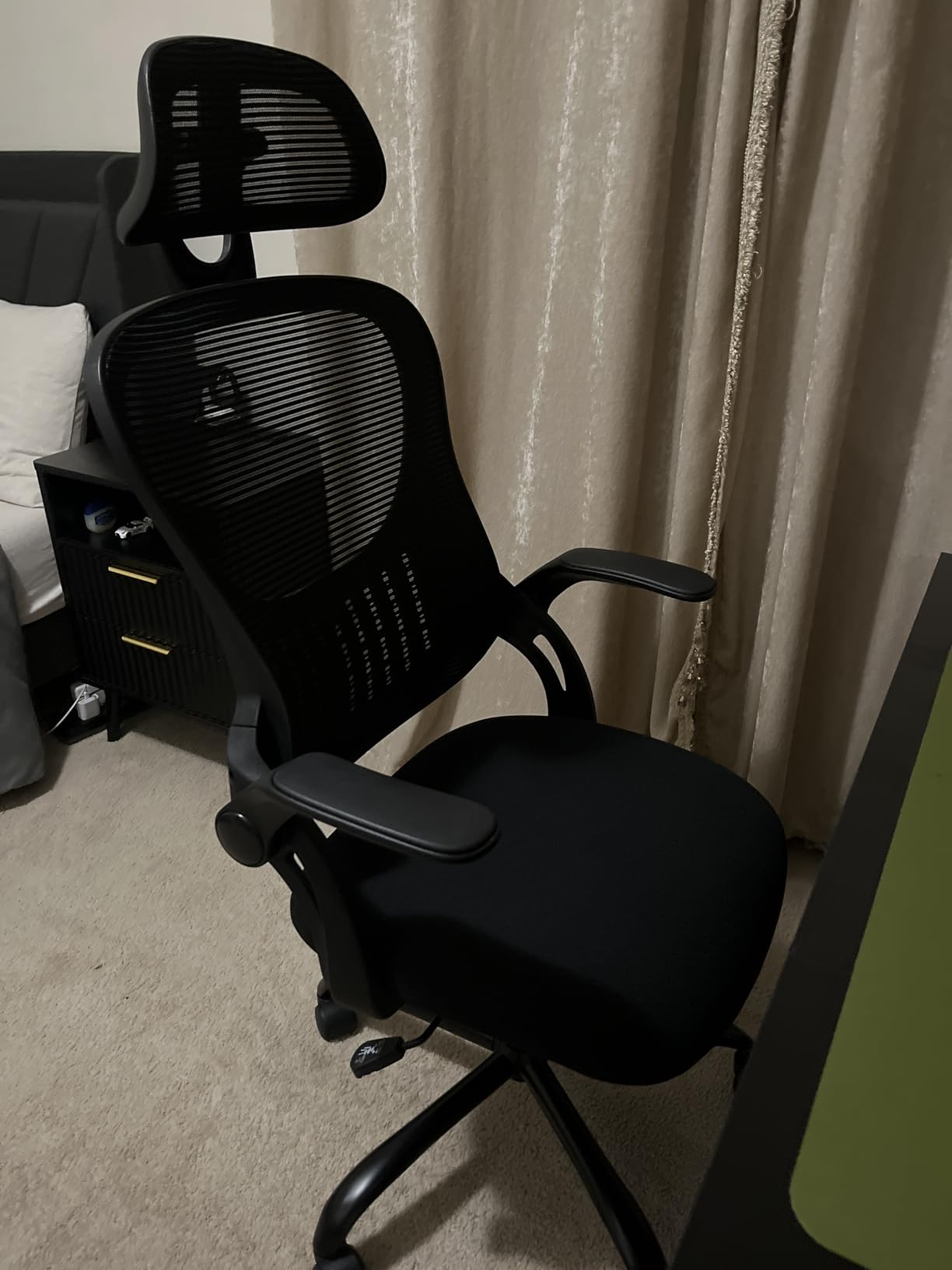 Sweetcrispy Computer Desk Chair, Mesh Office Chair with Lumbar Support customer photo 1