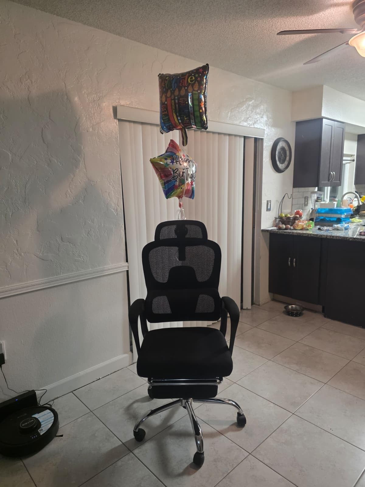 Ergonomic Office Chair with Footrest, 90-145° Reclining Mesh Desk Chair customer photo 2