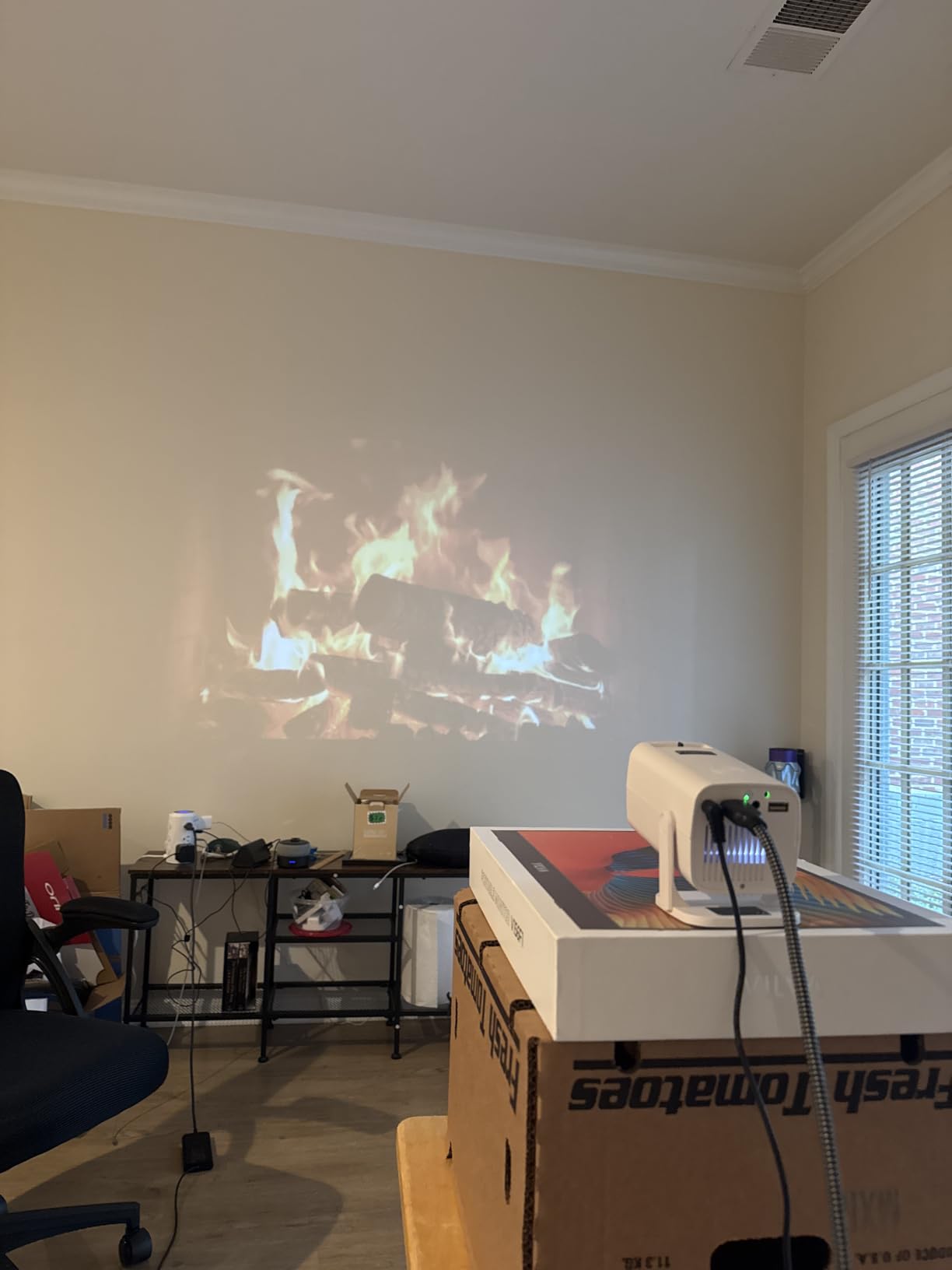 Mini Projector with 4K Support, Portable Short Throw Proyector customer photo 1