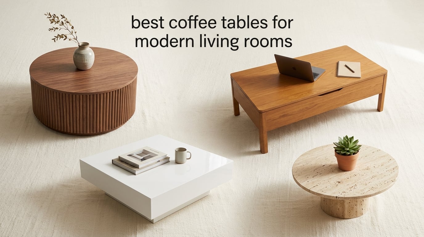 best coffee tables for modern living rooms