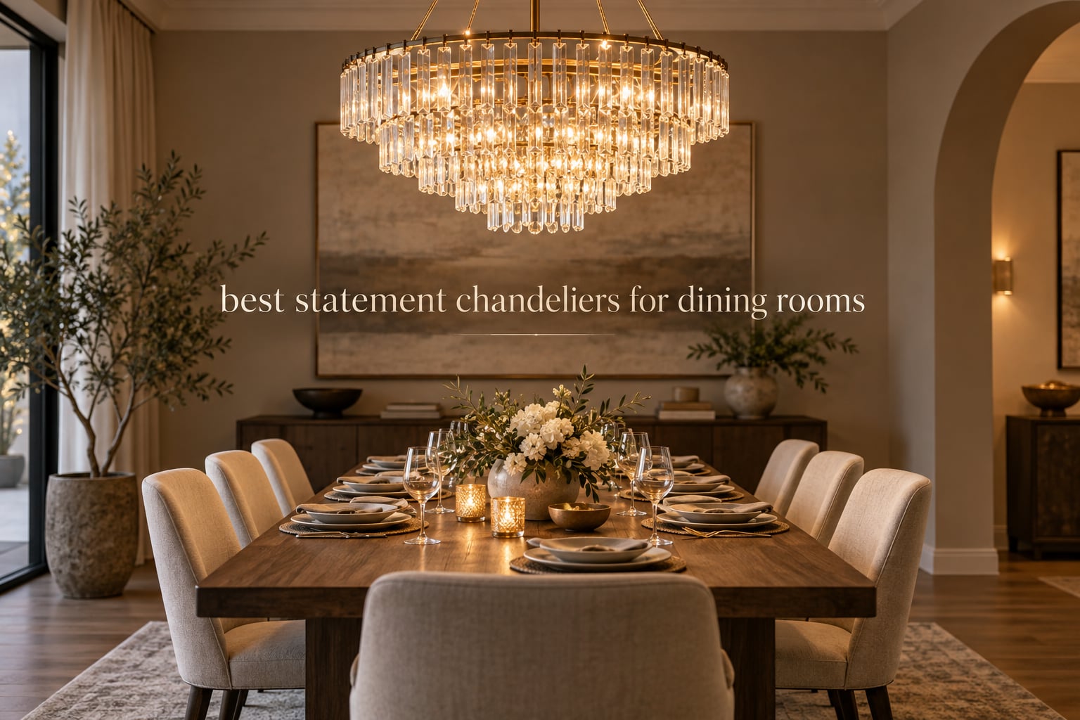 best statement chandeliers for dining rooms