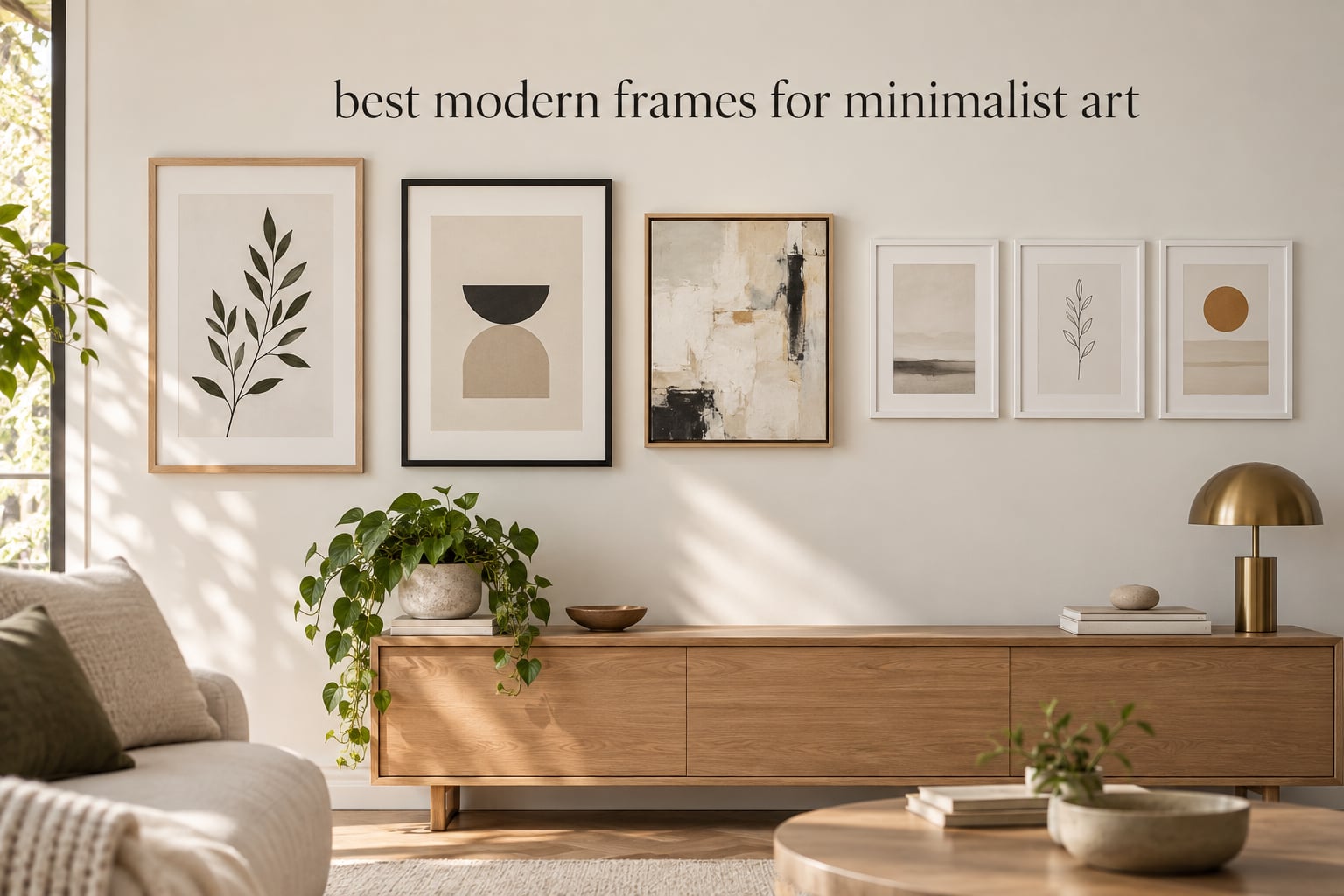 best modern frames for minimalist art