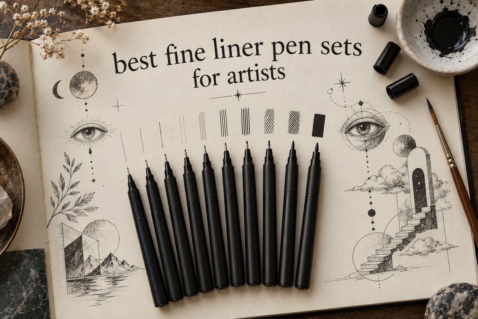 best fine liner pen sets for artists