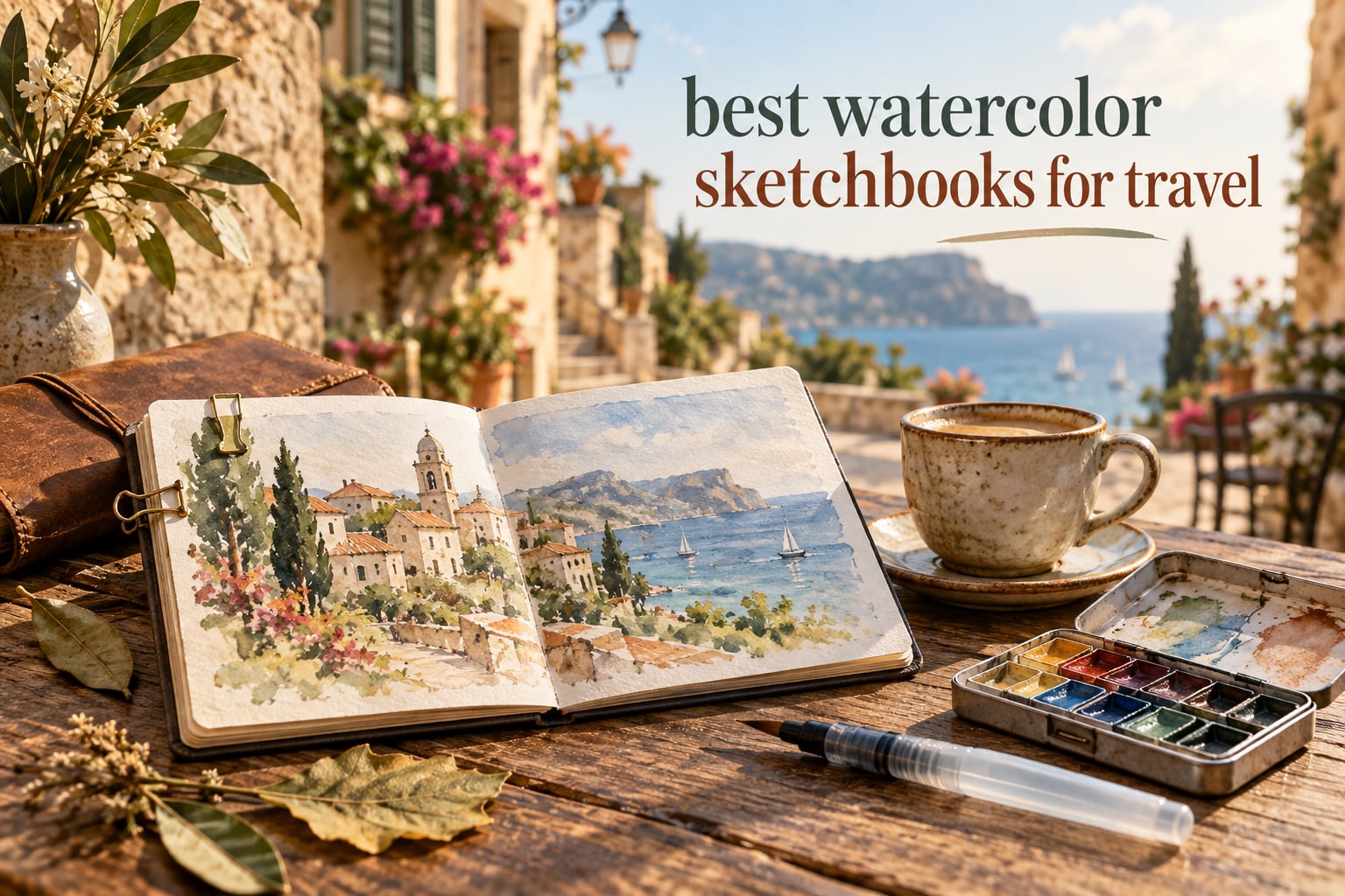 best watercolor sketchbooks for travel