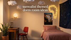 surrealist themed dorm room ideas