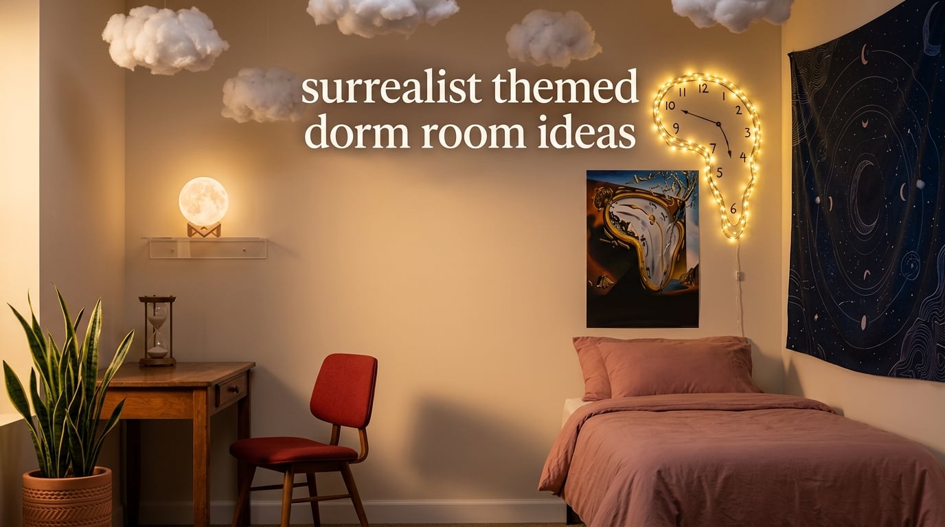 surrealist themed dorm room ideas