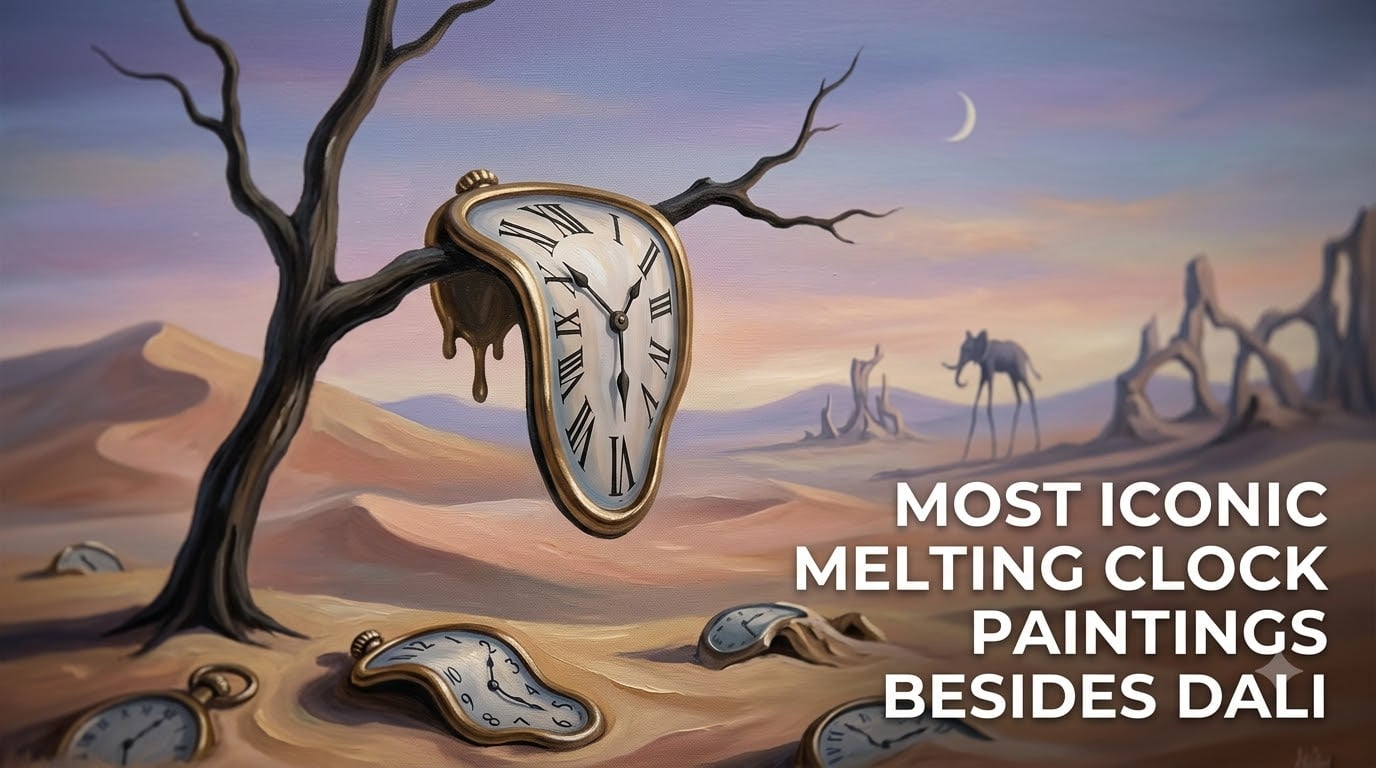 most iconic melting clock paintings besides dali