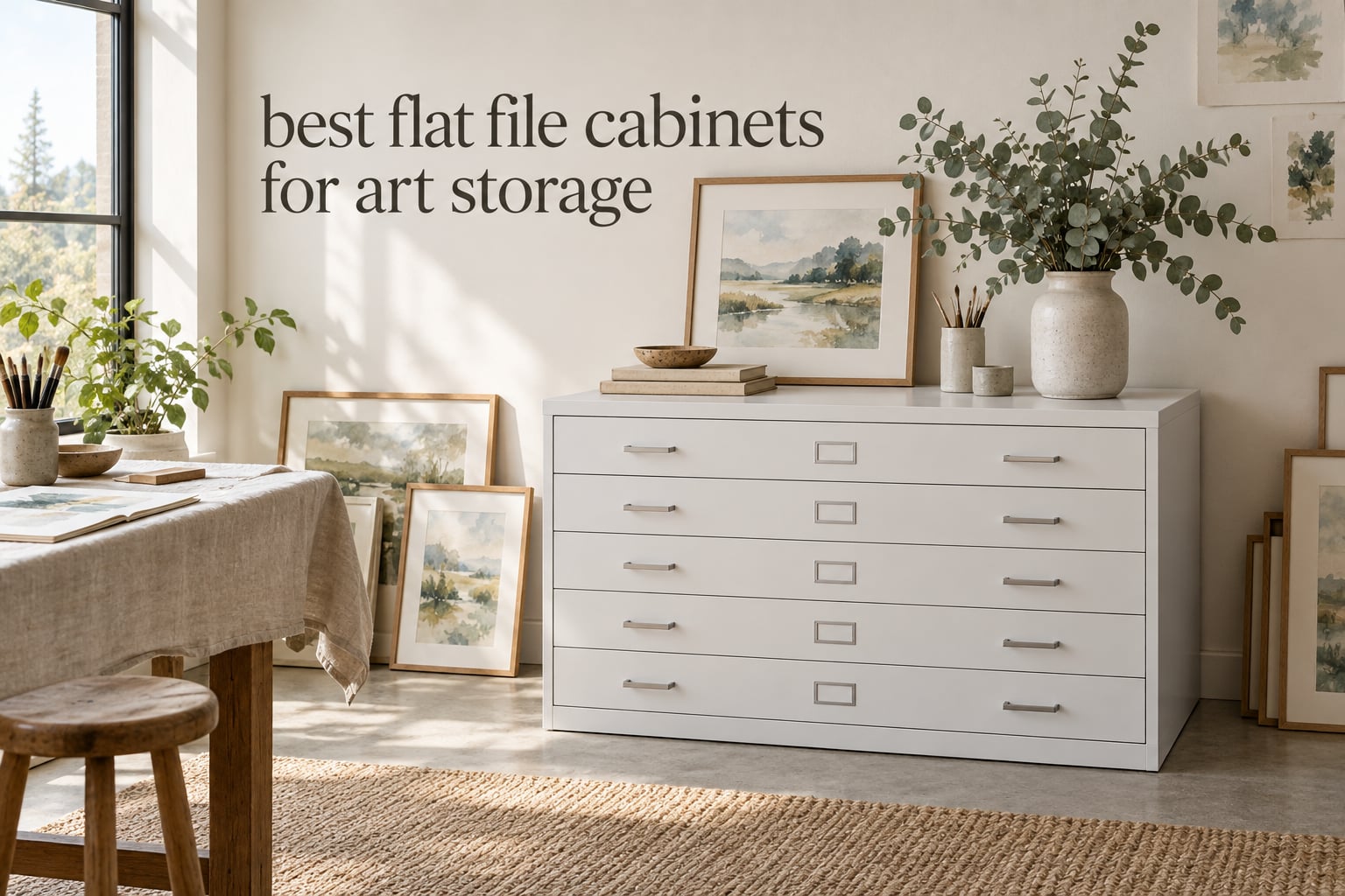 best flat file cabinets for art storage
