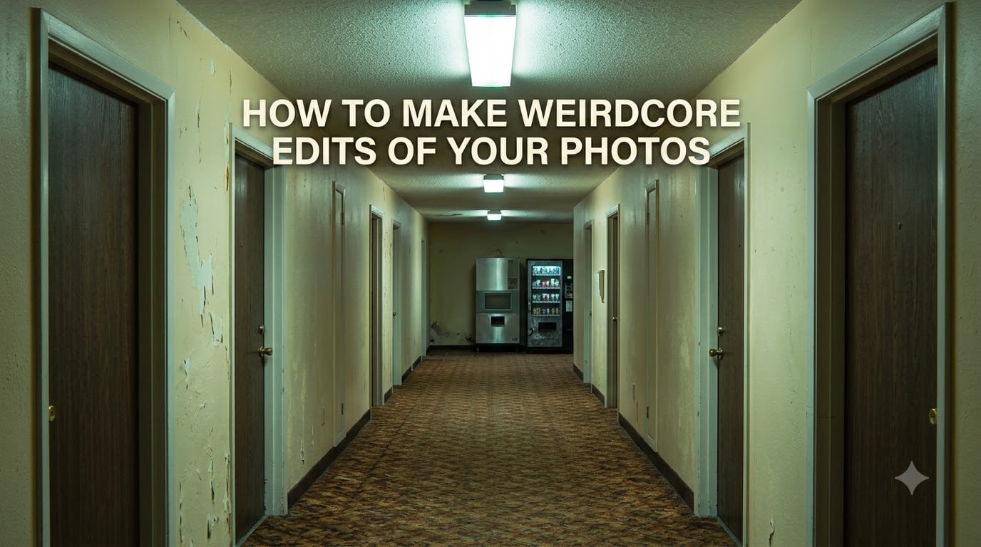 how to make weirdcore edits of your photos