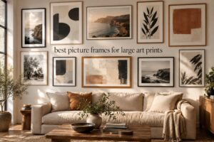 best picture frames for large art prints