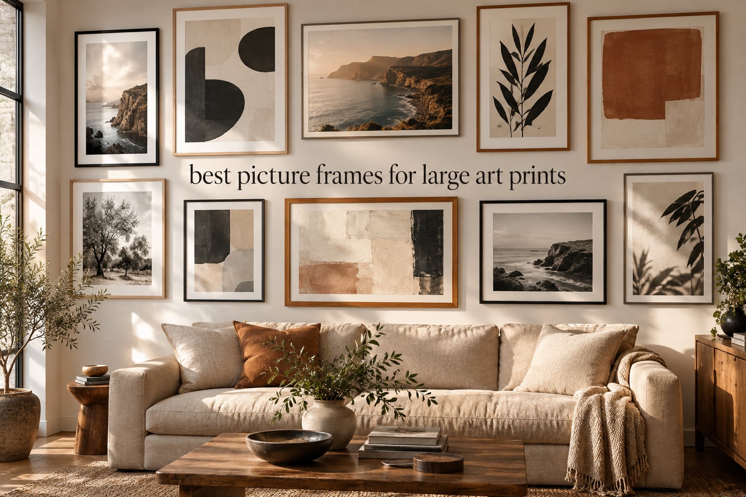 best picture frames for large art prints
