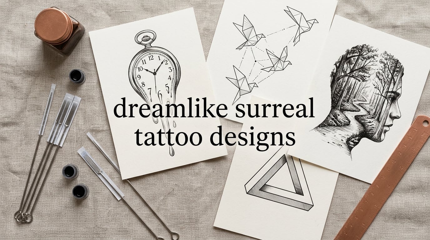 dreamlike surreal tattoo designs