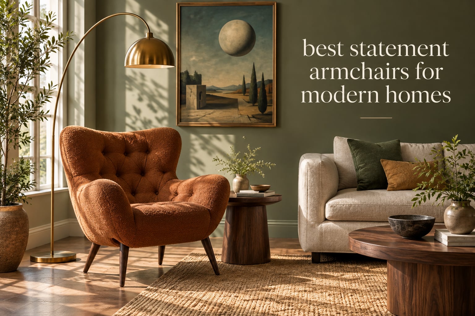 best statement armchairs for modern homes