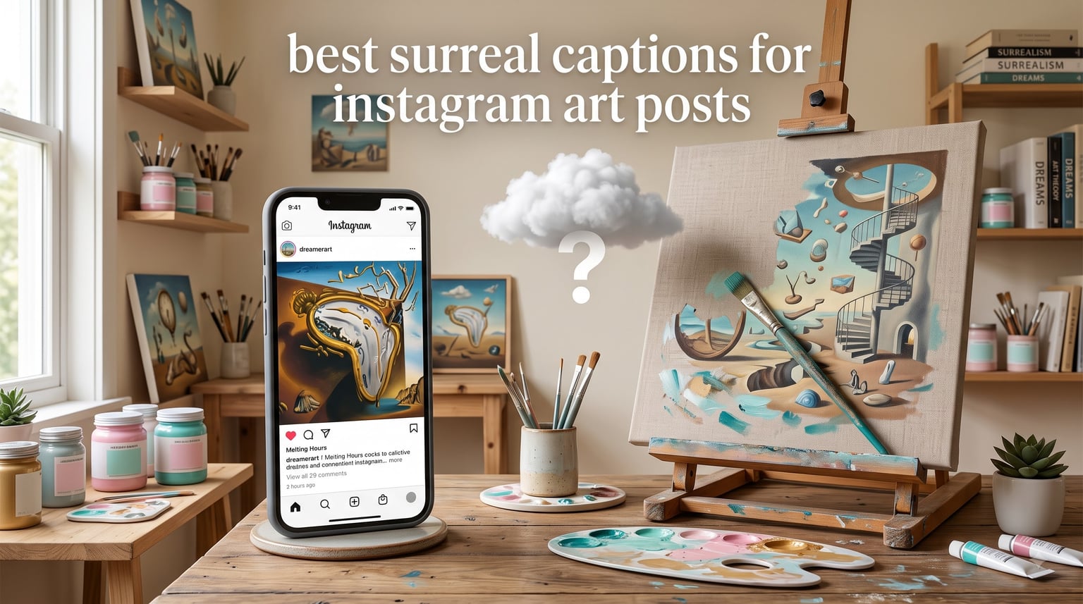 best surreal captions for instagram art posts