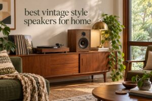 best vintage style speakers for home