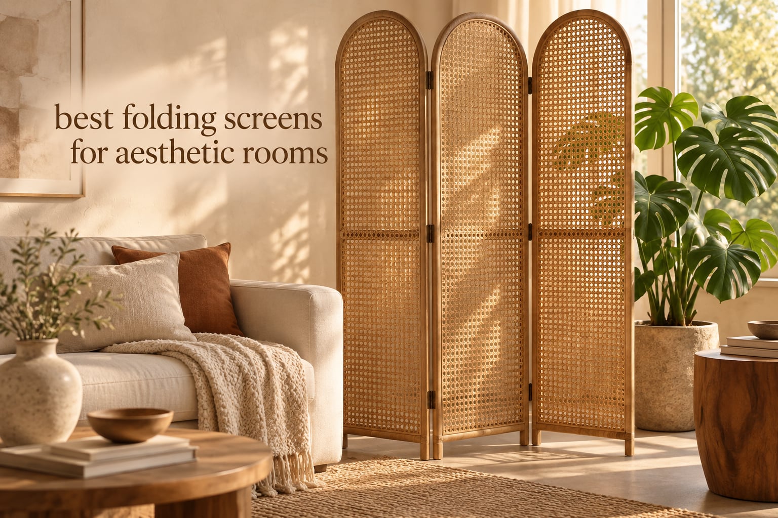 best folding screens for aesthetic rooms
