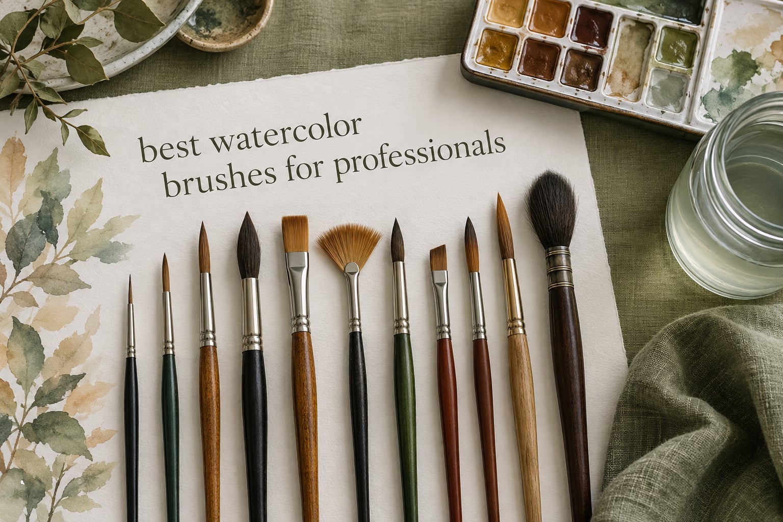 best watercolor brushes for professionals