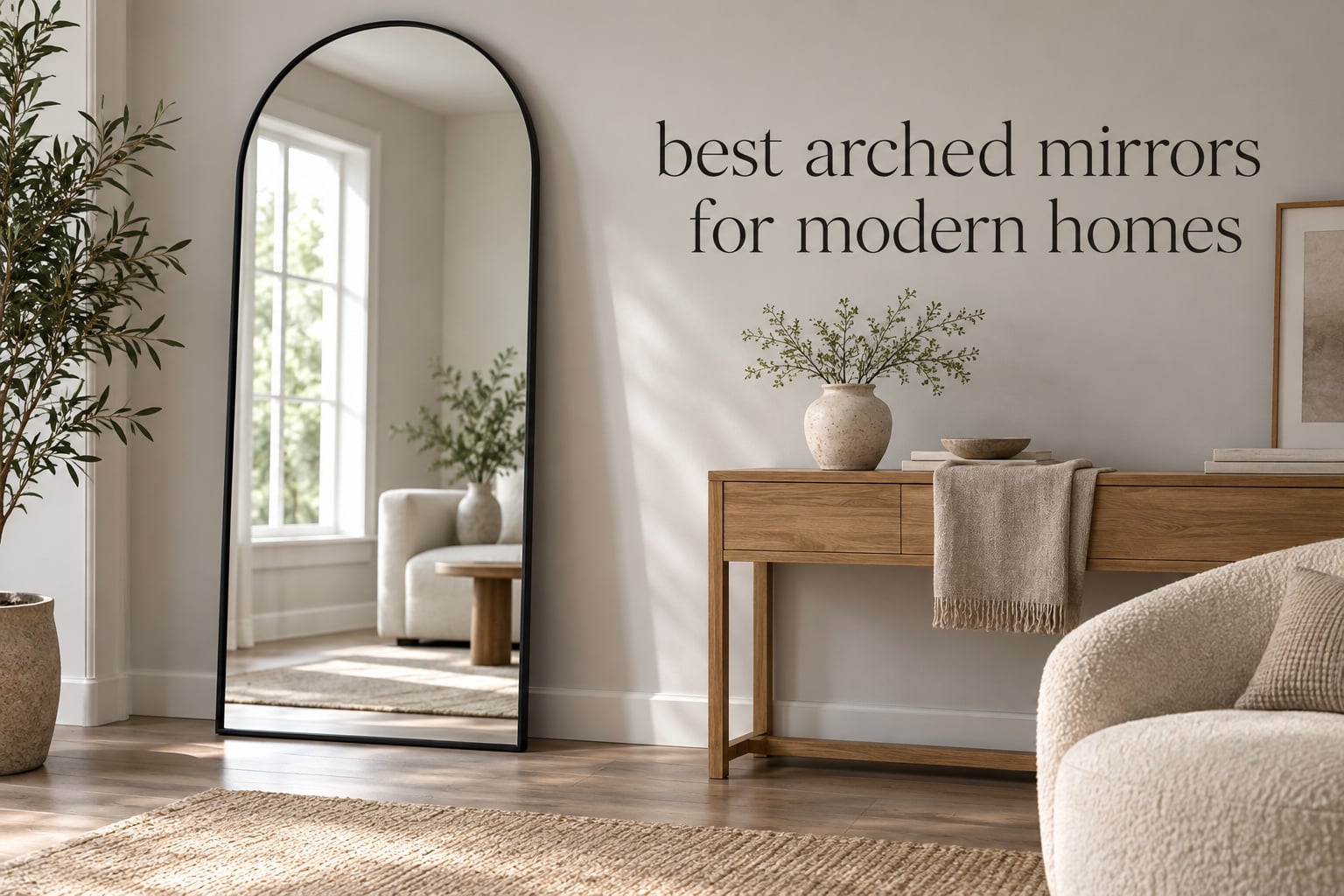 best arched mirrors for modern homes