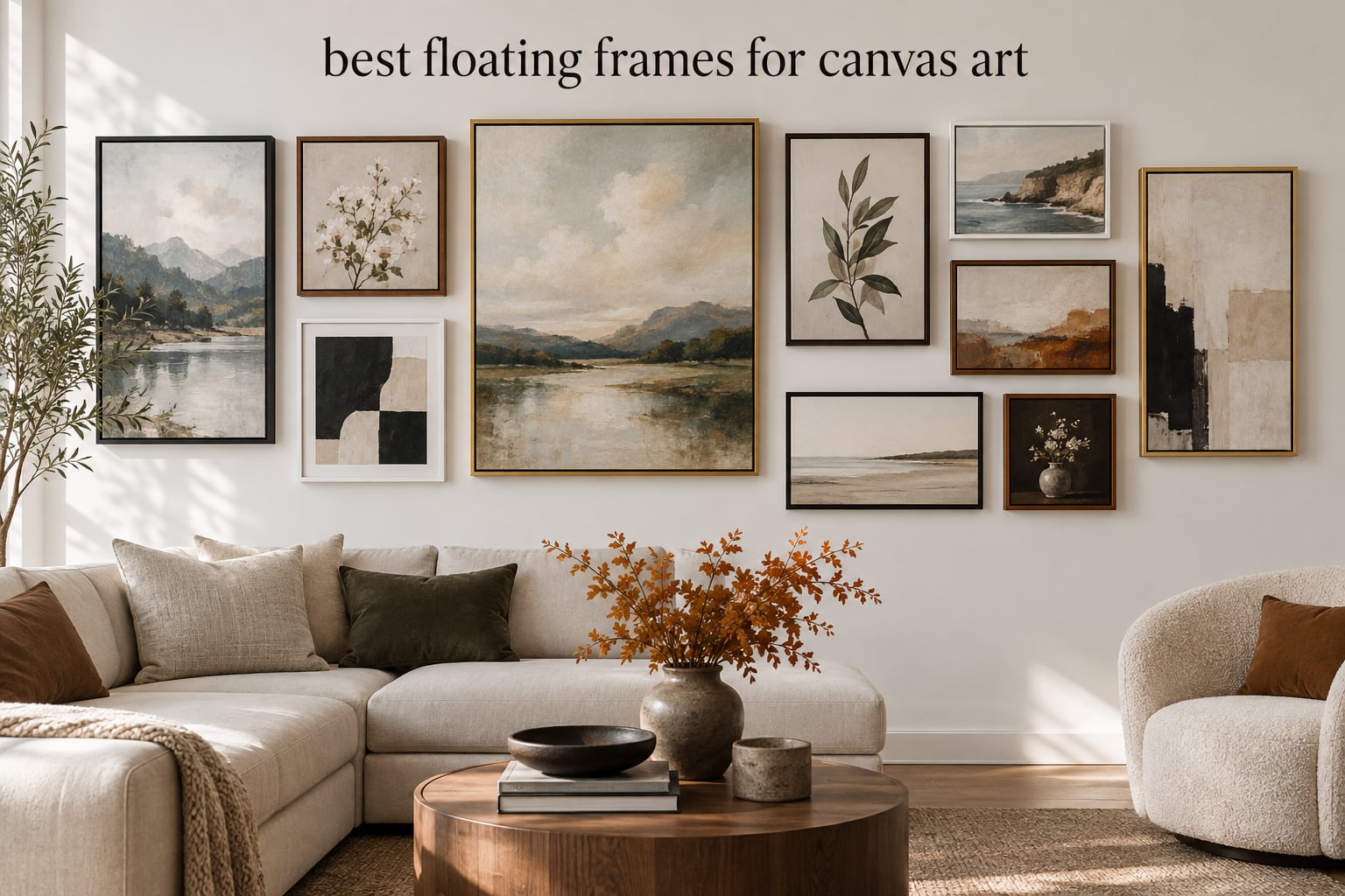 best floating frames for canvas art