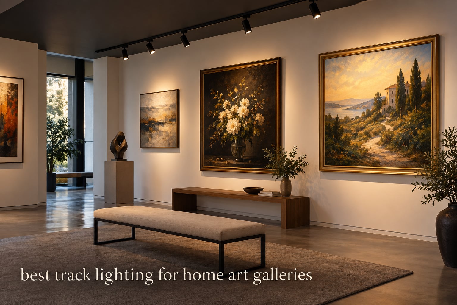 best track lighting for home art galleries