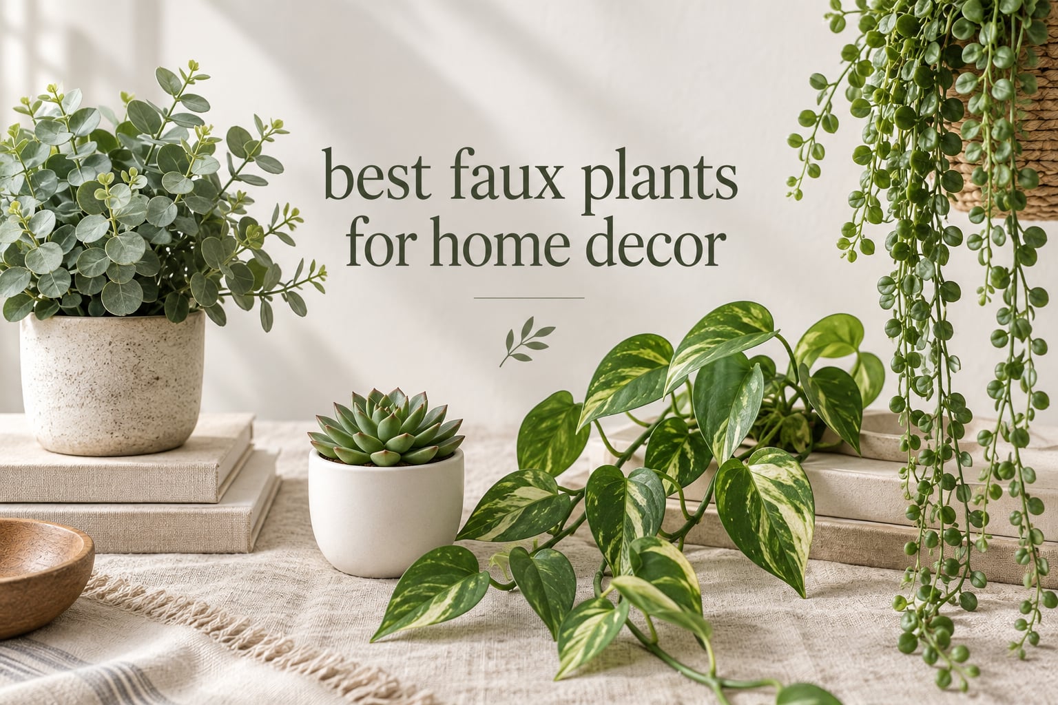 best faux plants for home decor