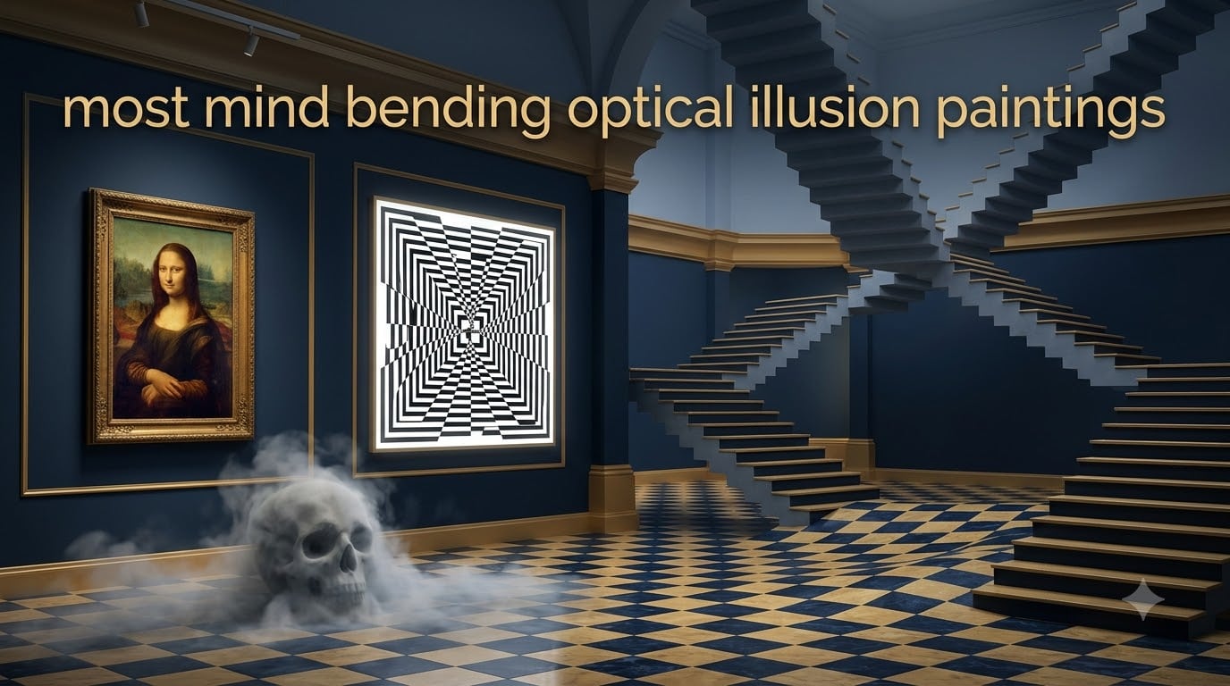 most mind bending optical illusion paintings