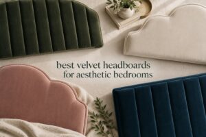 best velvet headboards for aesthetic bedrooms