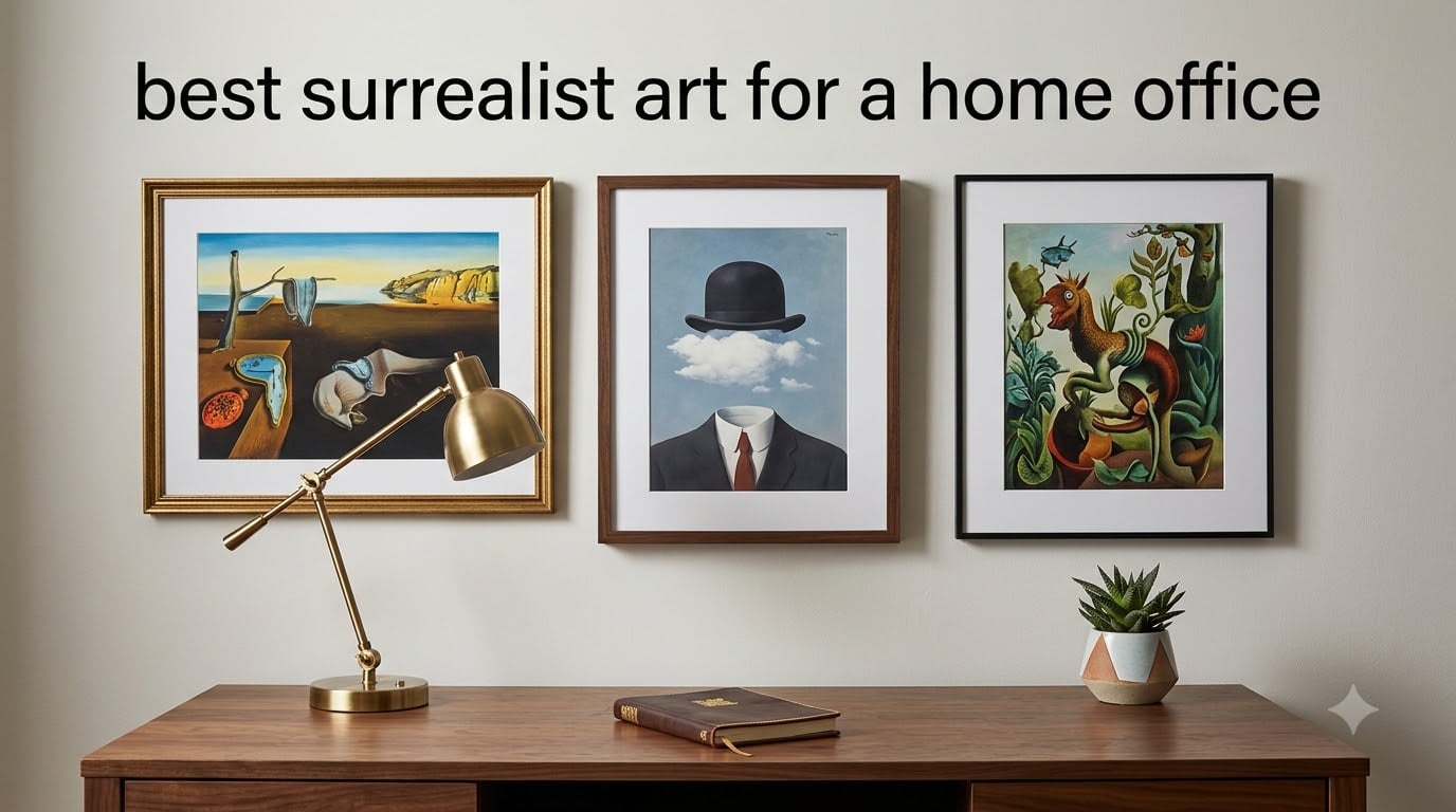 best surrealist art for a home office