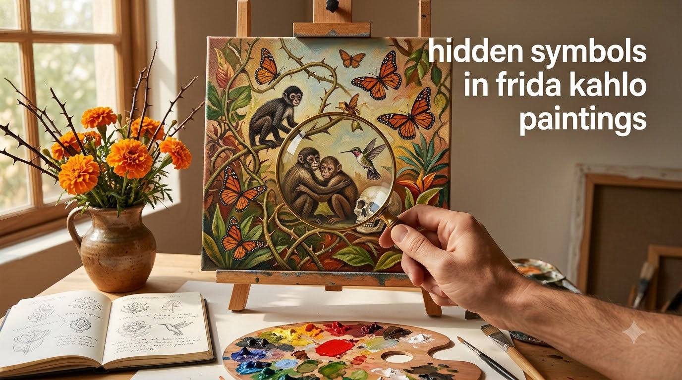 hidden symbols in frida kahlo paintings