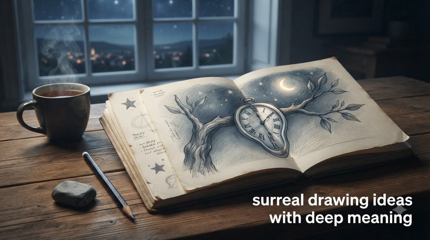 surreal drawing ideas with deep meaning