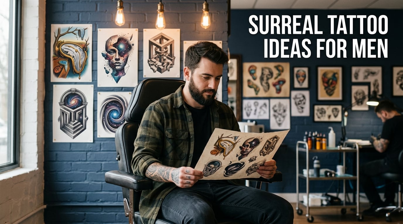 surreal tattoo ideas for men