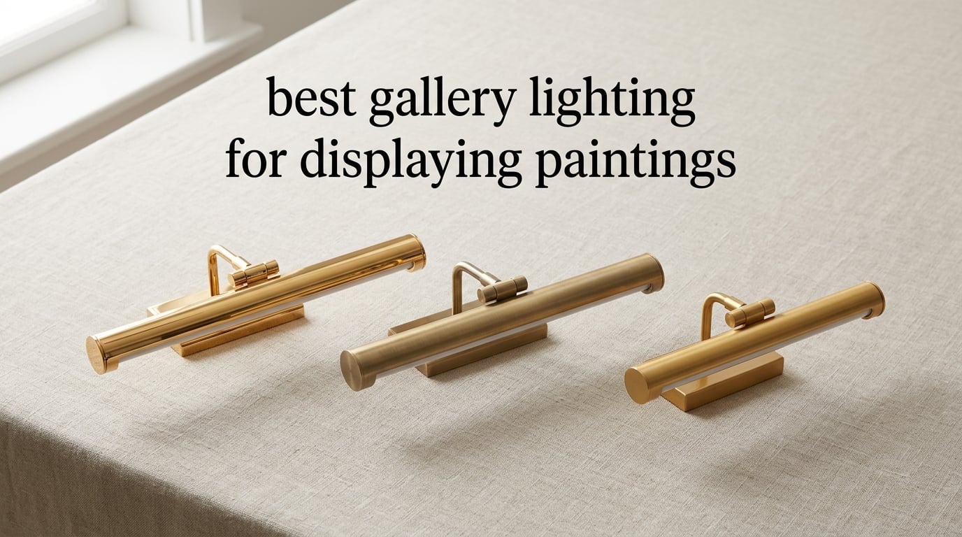 best gallery lighting for displaying paintings
