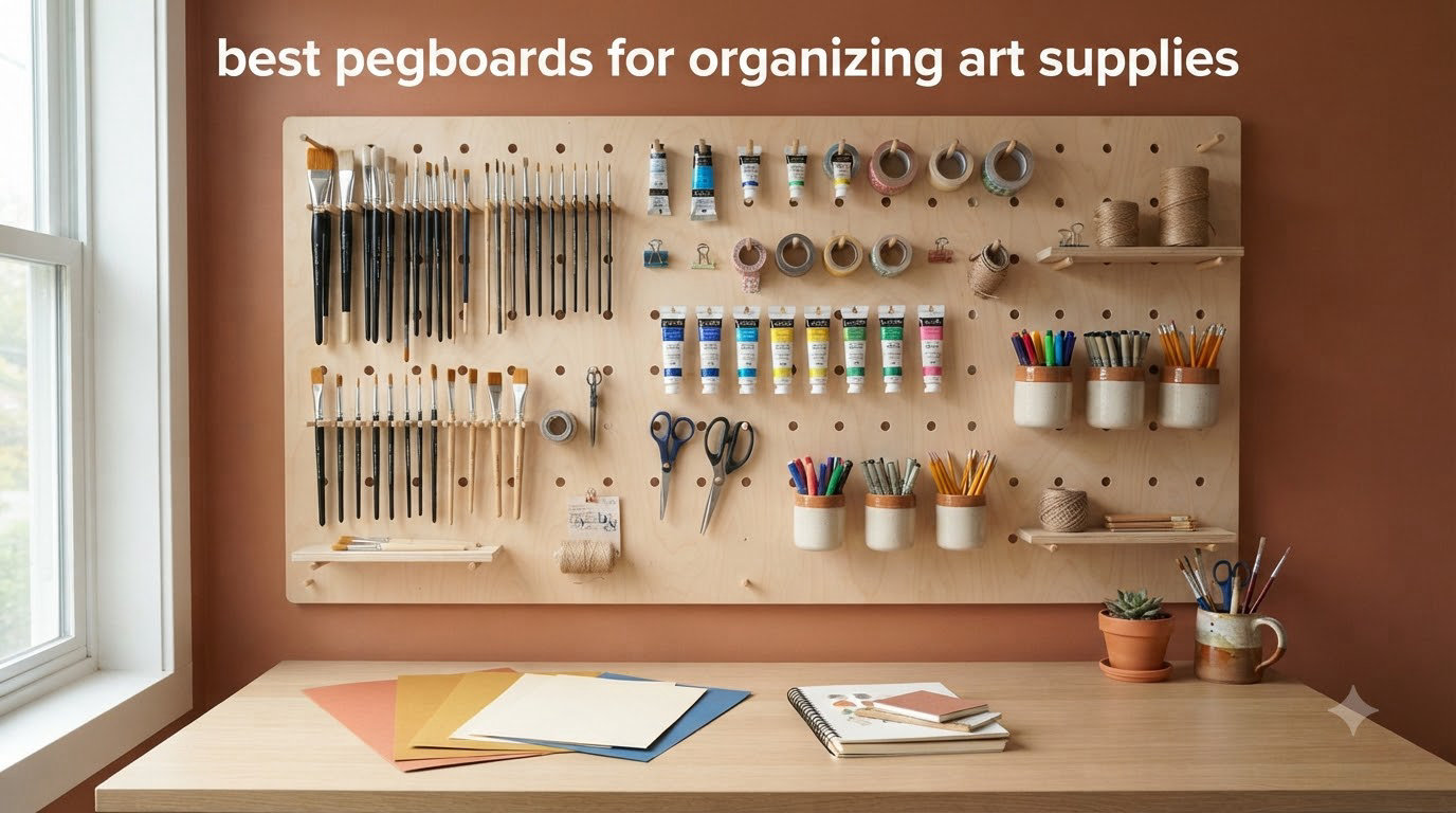 best pegboards for organizing art supplies