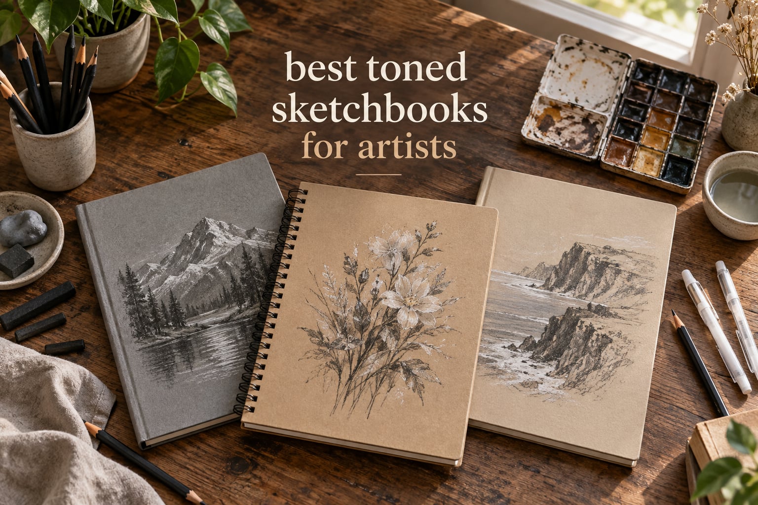 best toned sketchbooks for artists