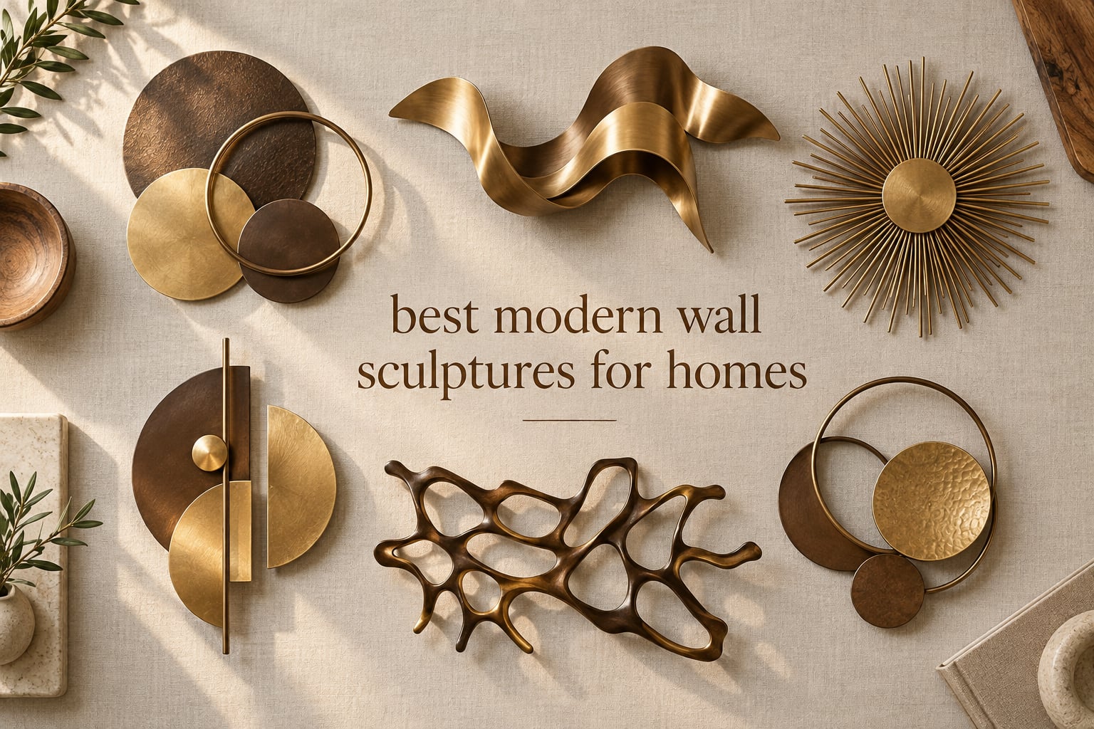 best modern wall sculptures for homes