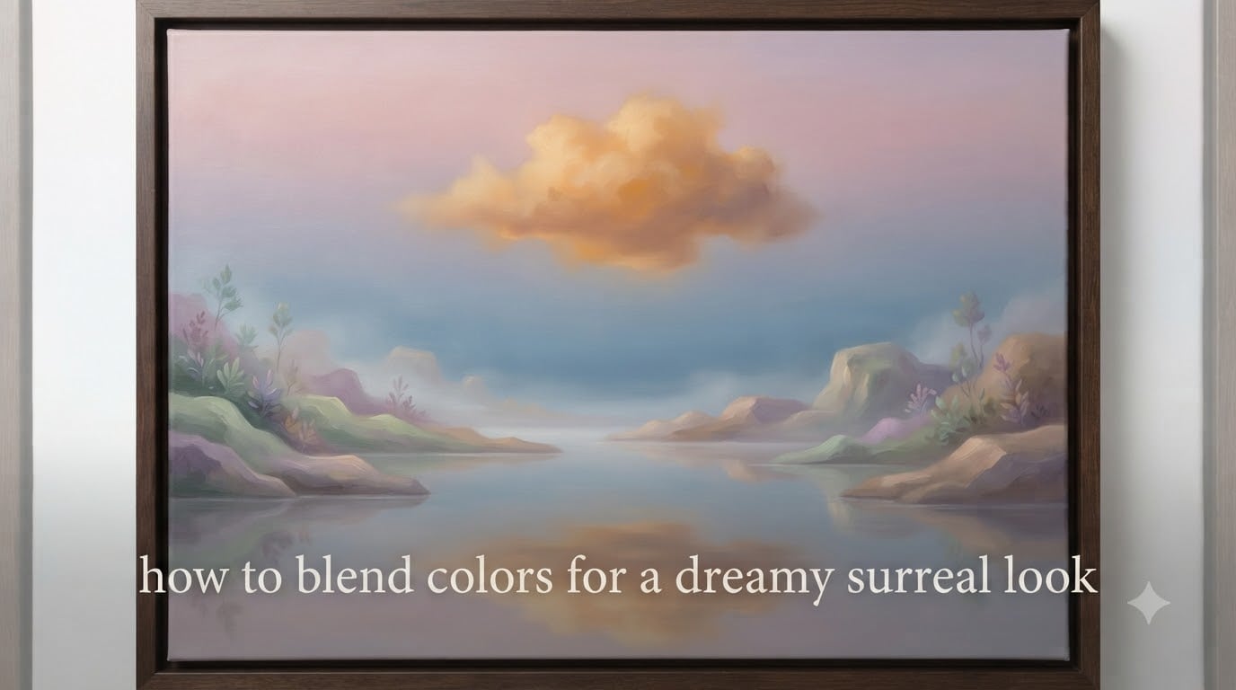 how to blend colors for a dreamy surreal look