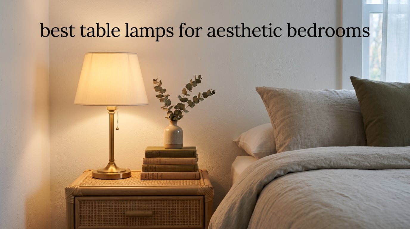 best table lamps for aesthetic bedrooms