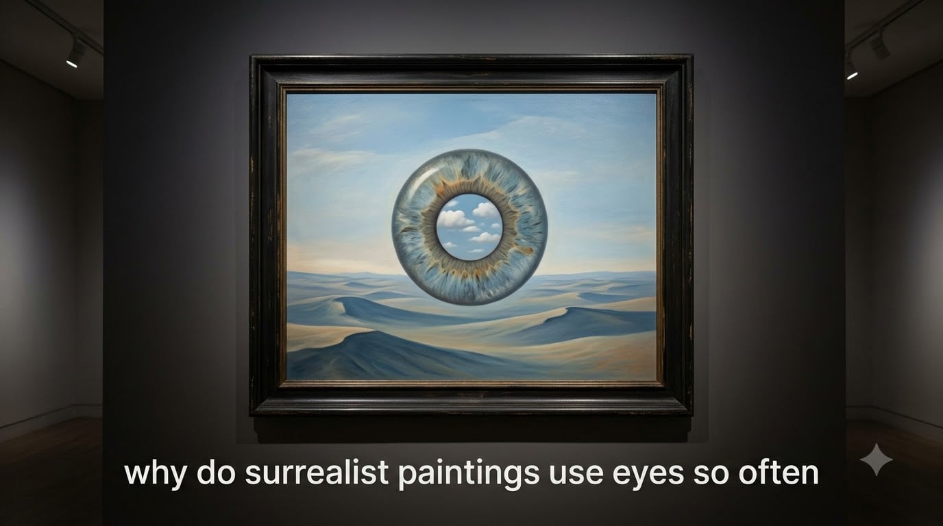 why do surrealist paintings use eyes so often