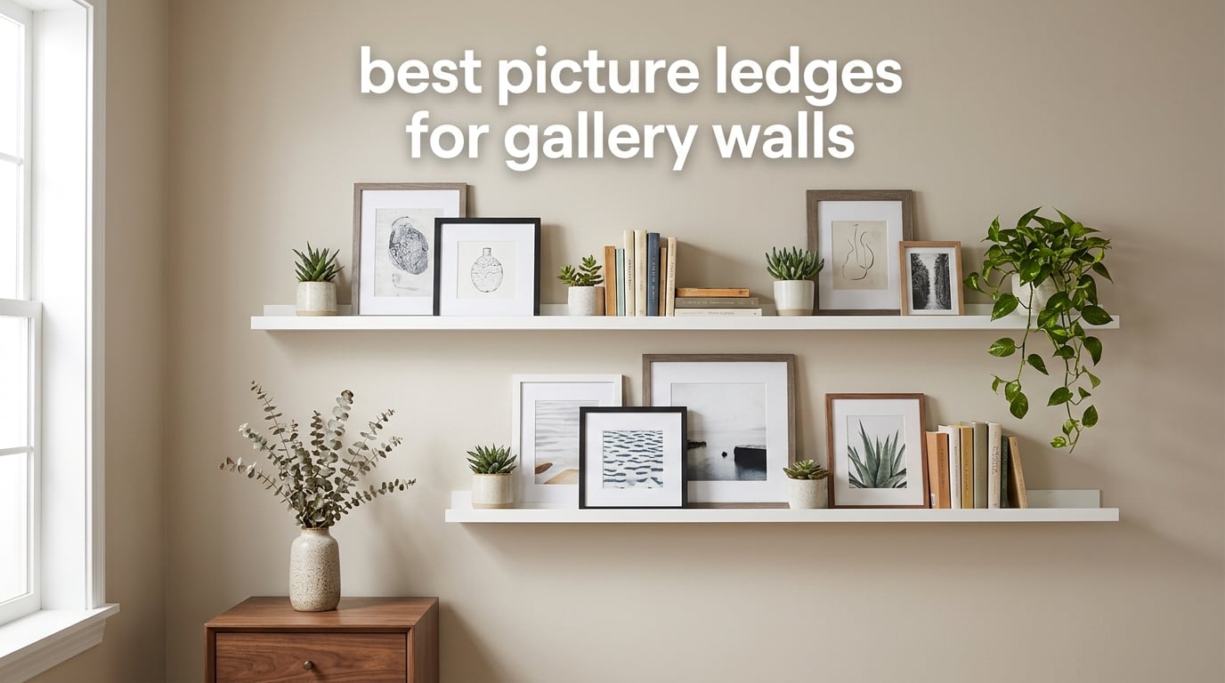 best picture ledges for gallery walls