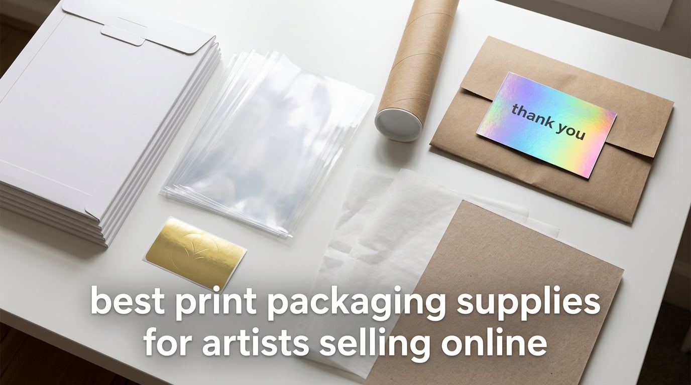 best print packaging supplies for artists selling online