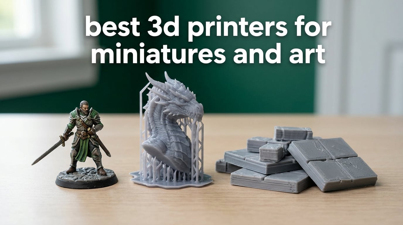 best 3d printers for miniatures and art