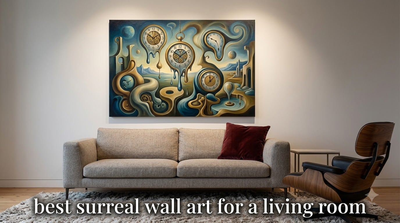 best surreal wall art for a living room