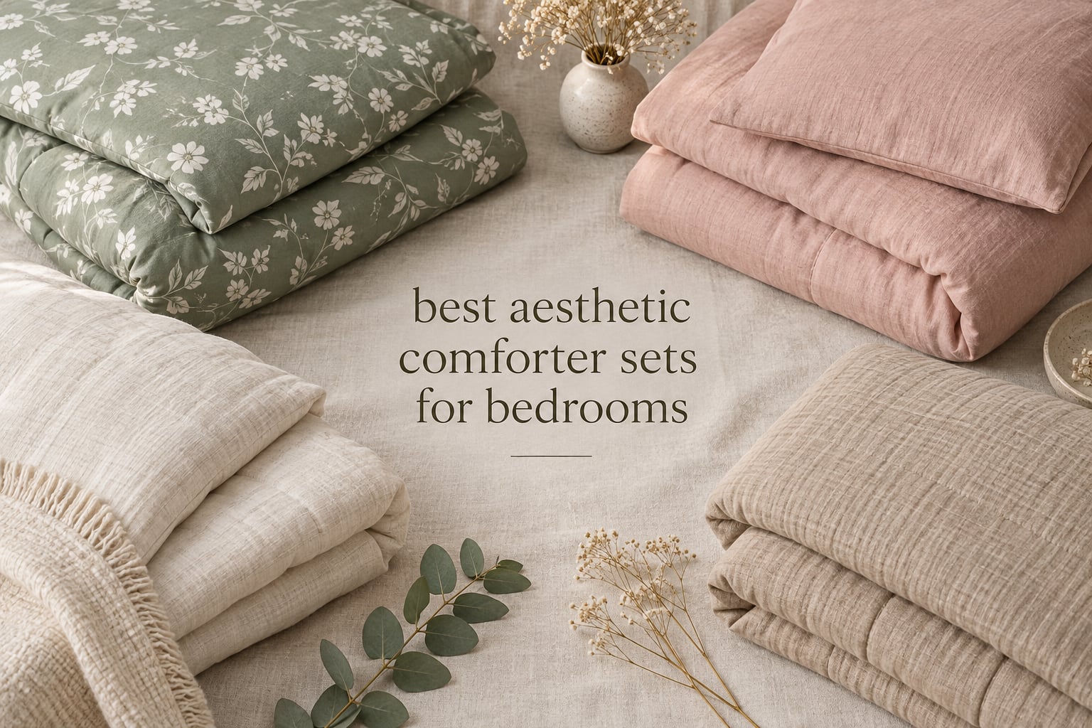 best aesthetic comforter sets for bedrooms