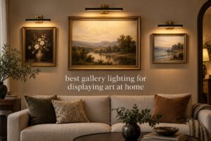 best gallery lighting for displaying art at home