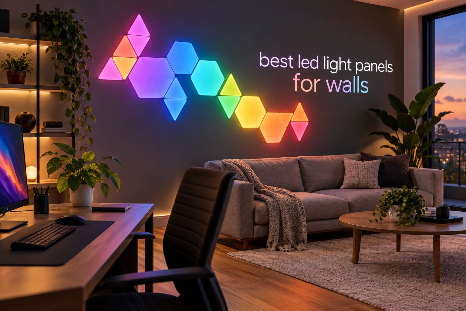 best led light panels for walls