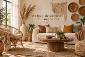 best boho decor pieces for living rooms