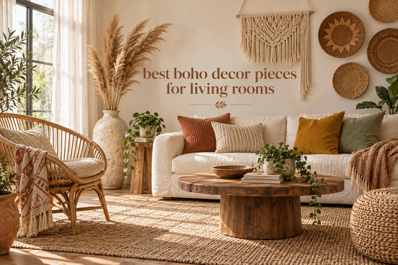 best boho decor pieces for living rooms