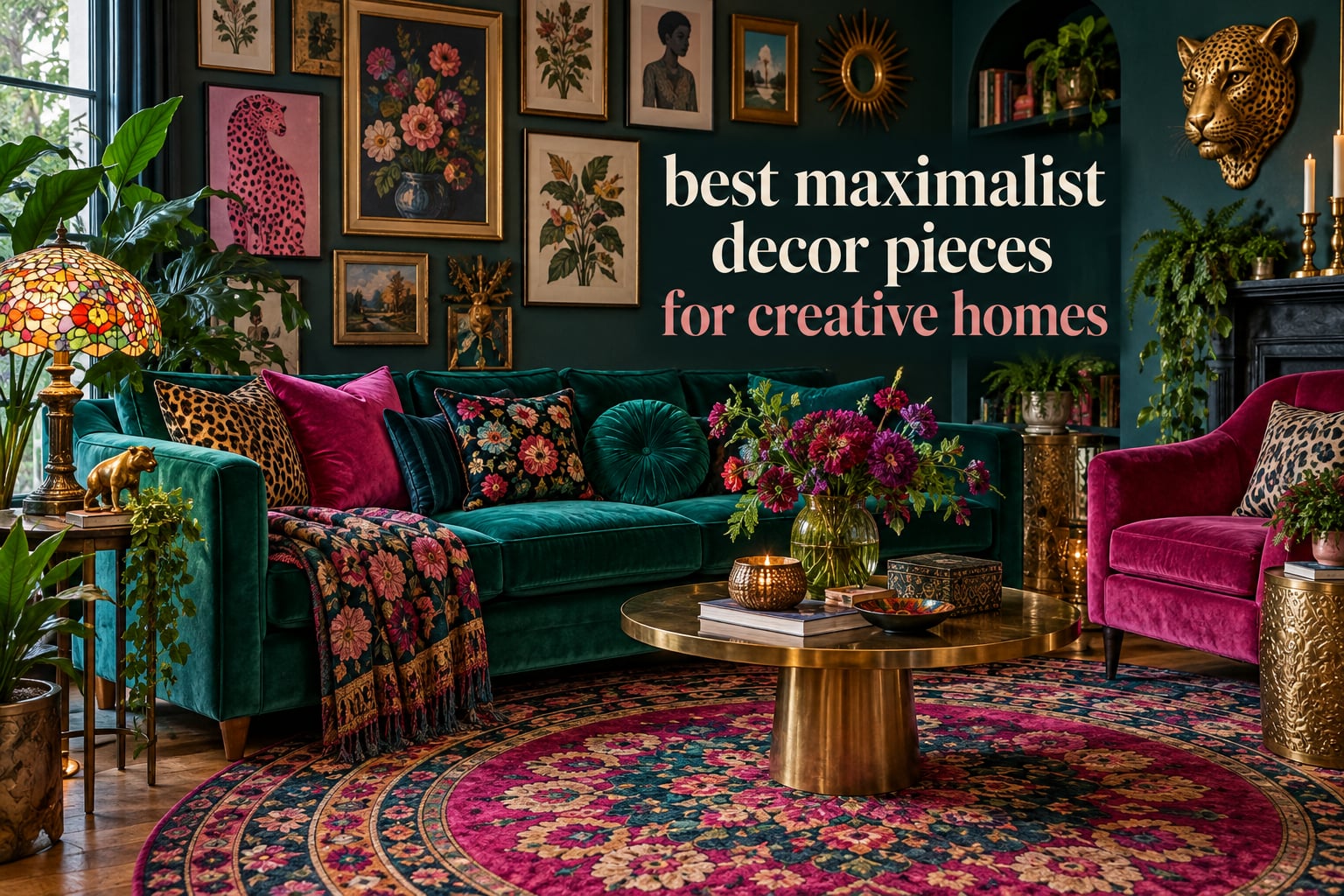 best maximalist decor pieces for creative homes